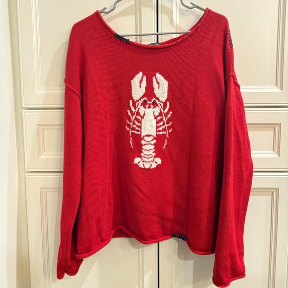 Wild Fable Red Lobster Graphic Sweater - Picture 1 of 3